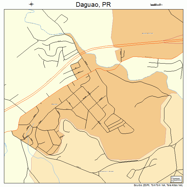 Daguao, PR street map