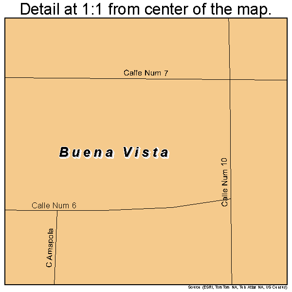 Buena Vista, Puerto Rico road map detail