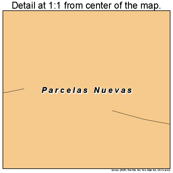 Parcelas Nuevas, Puerto Rico road map detail