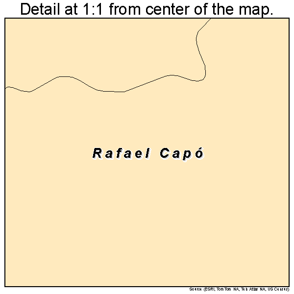 Rafael Capo, Puerto Rico road map detail