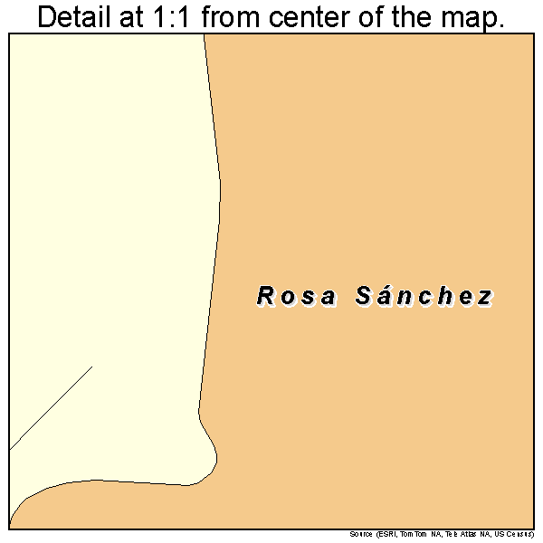 Rosa Sanchez, Puerto Rico road map detail