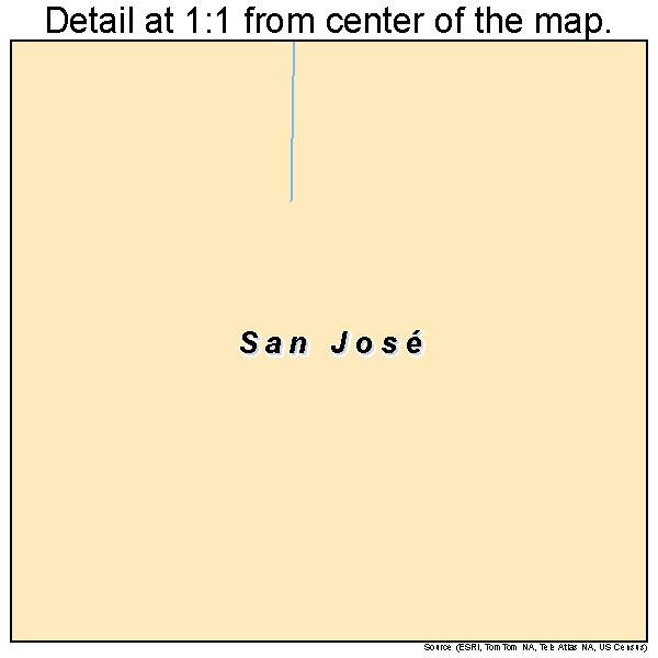 San Jose, Puerto Rico road map detail