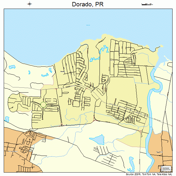 Dorado, PR street map