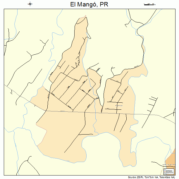 El Mango, PR street map