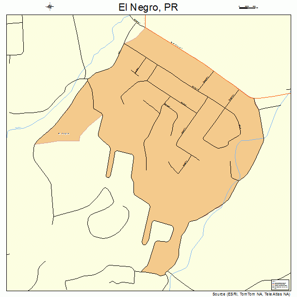 El Negro, PR street map