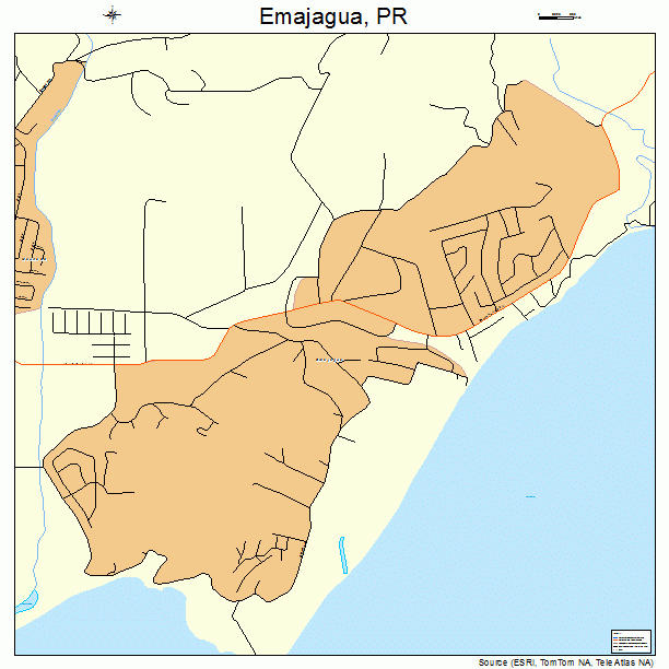 Emajagua, PR street map