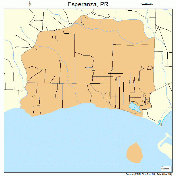 Esperanza, PR street map