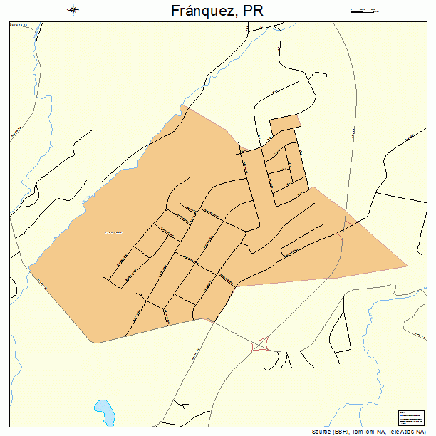 Franquez, PR street map