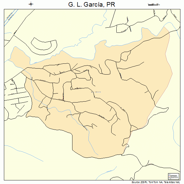 G. L. Garcia, PR street map