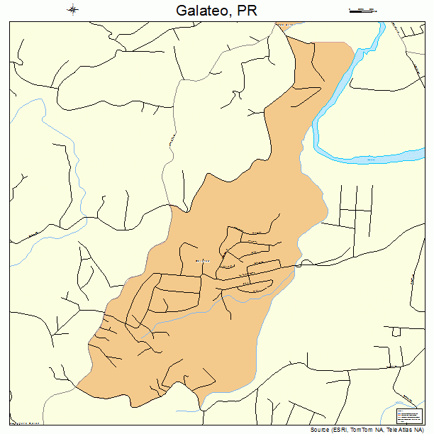 Galateo, PR street map