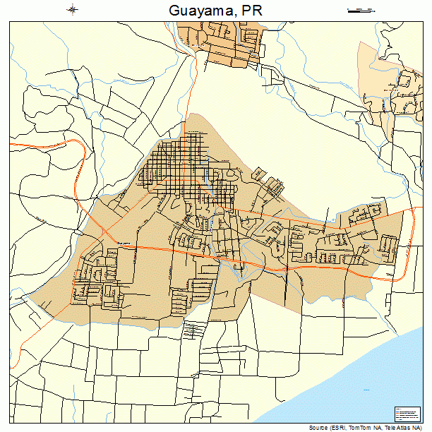 Guayama, PR street map