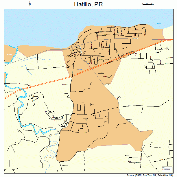 Hatillo, PR street map