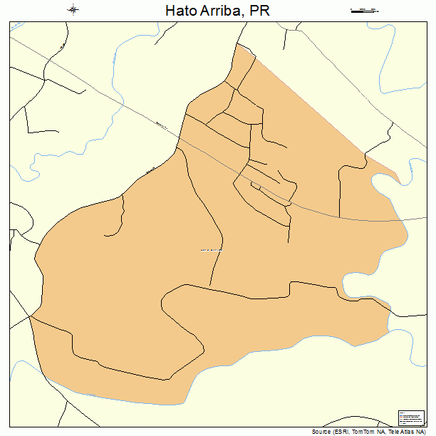 Hato Arriba, PR street map