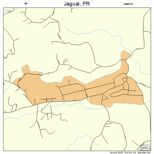 Jagual, PR street map