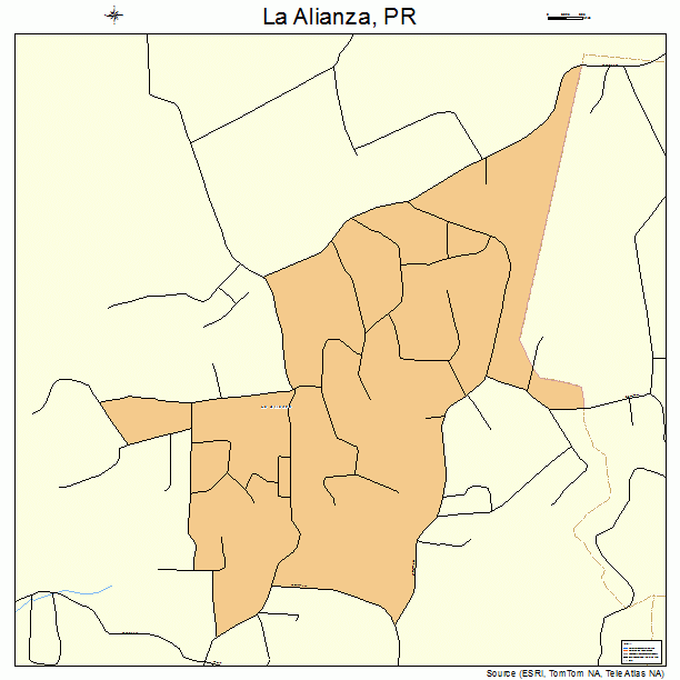 La Alianza, PR street map
