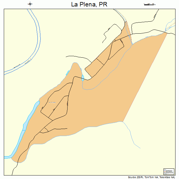 La Plena, PR street map