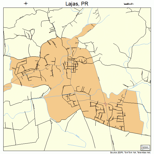 Lajas, PR street map