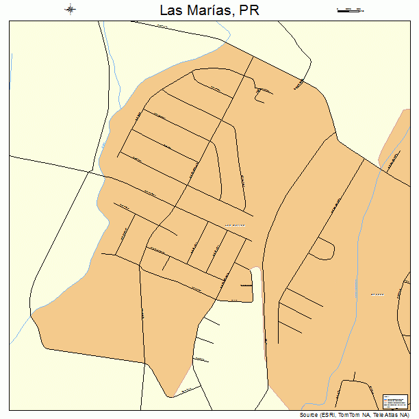 Las Marias, PR street map
