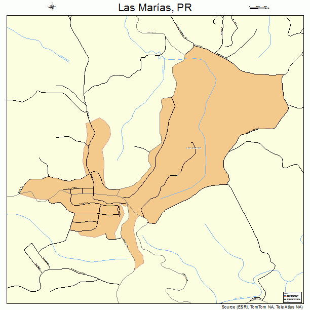 Las Marias, PR street map