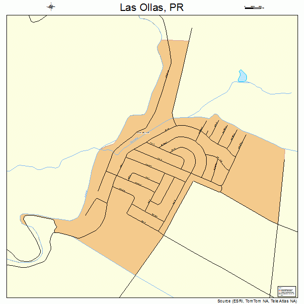 Las Ollas, PR street map