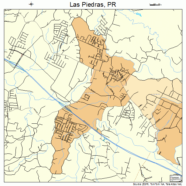Las Piedras, PR street map