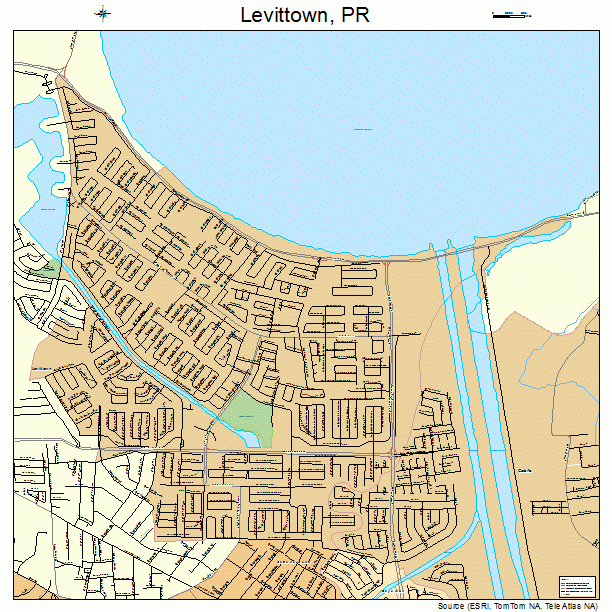 Levittown, PR street map