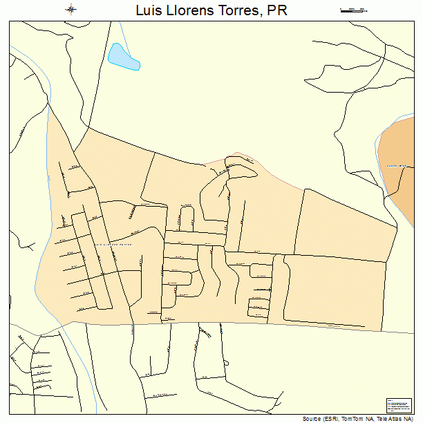 Luis Llorens Torres, PR street map