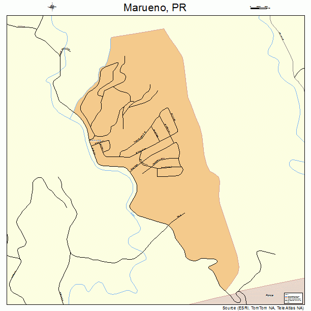 Marueno, PR street map