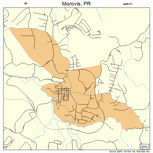 Morovis, PR street map