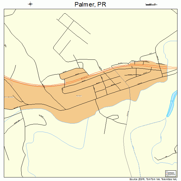 Palmer, PR street map