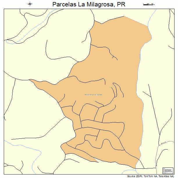 Parcelas La Milagrosa, PR street map