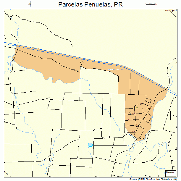 Parcelas Penuelas, PR street map