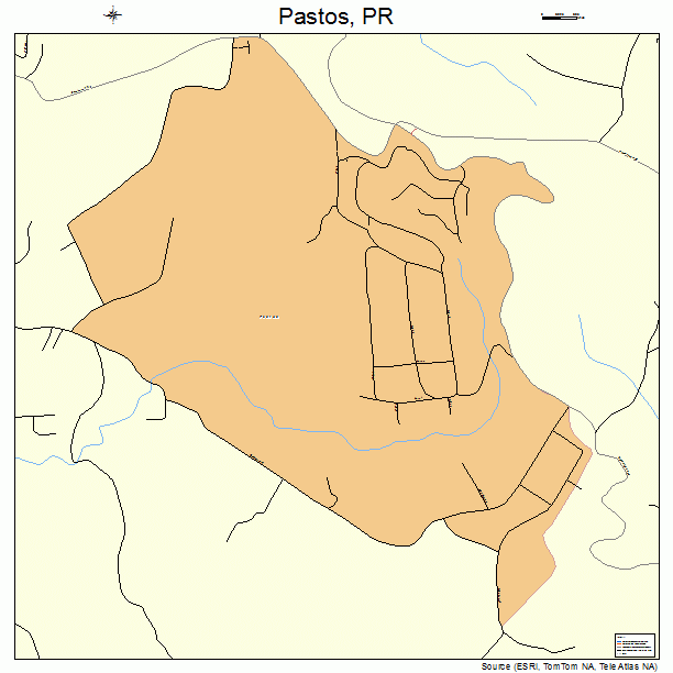 Pastos, PR street map