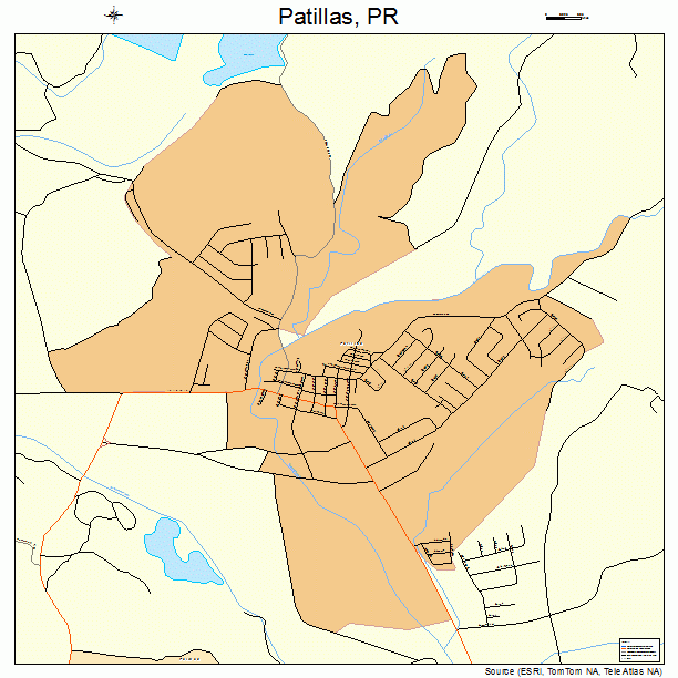 Patillas, PR street map