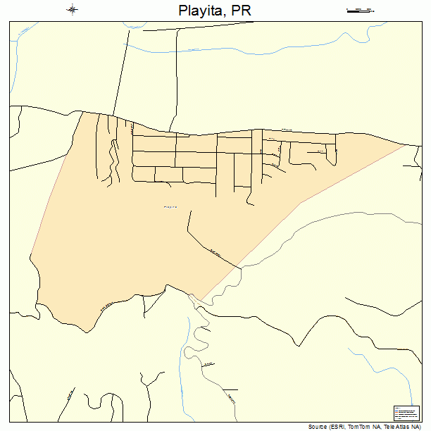 Playita, PR street map
