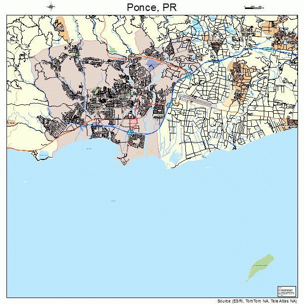 Ponce, PR street map