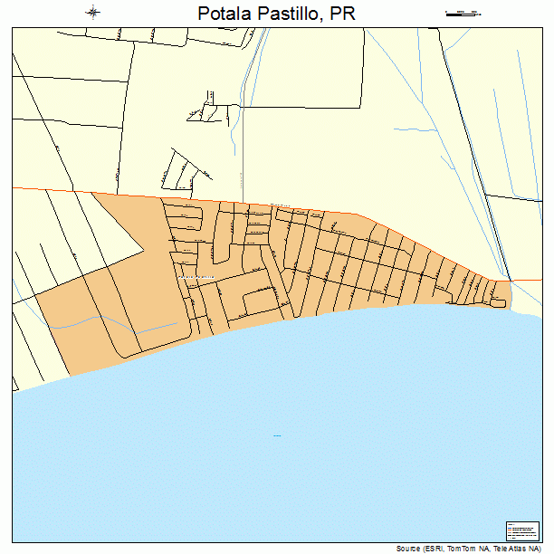 Potala Pastillo, PR street map