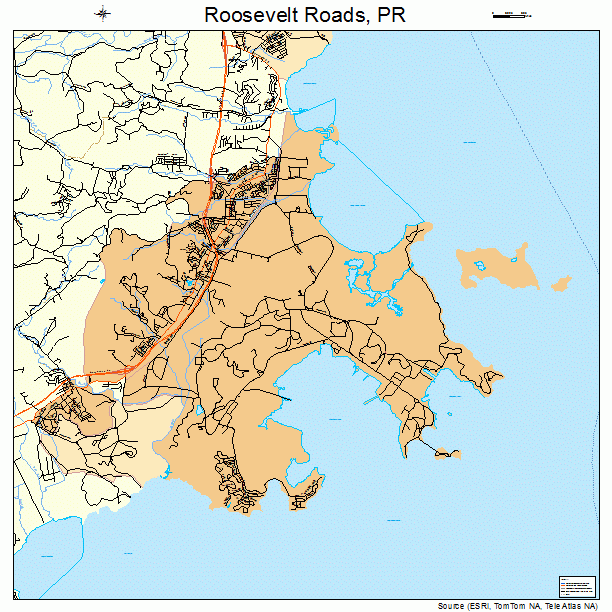 Roosevelt Roads, PR street map