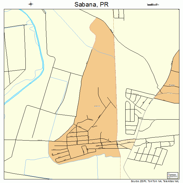 Sabana, PR street map