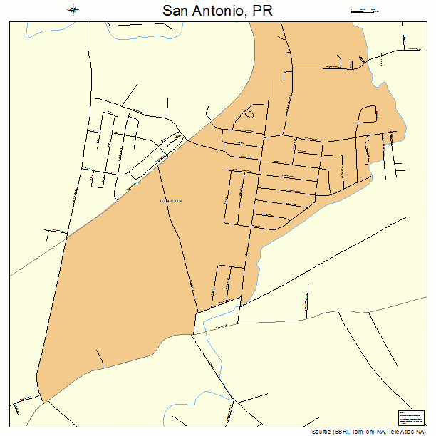 San Antonio, PR street map