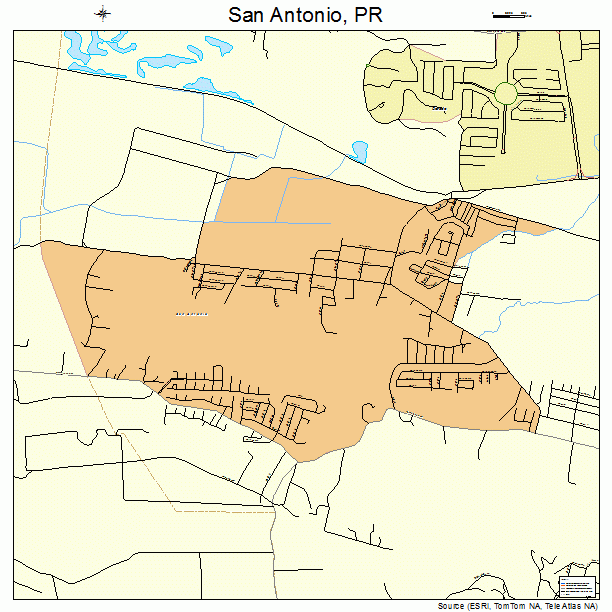 San Antonio, PR street map