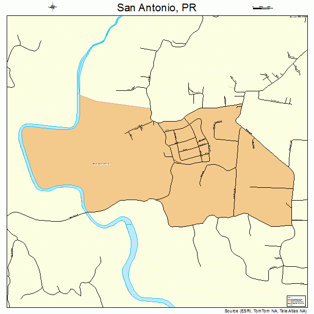 San Antonio, PR street map