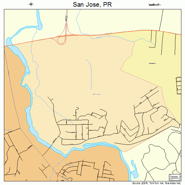 San Jose, PR street map