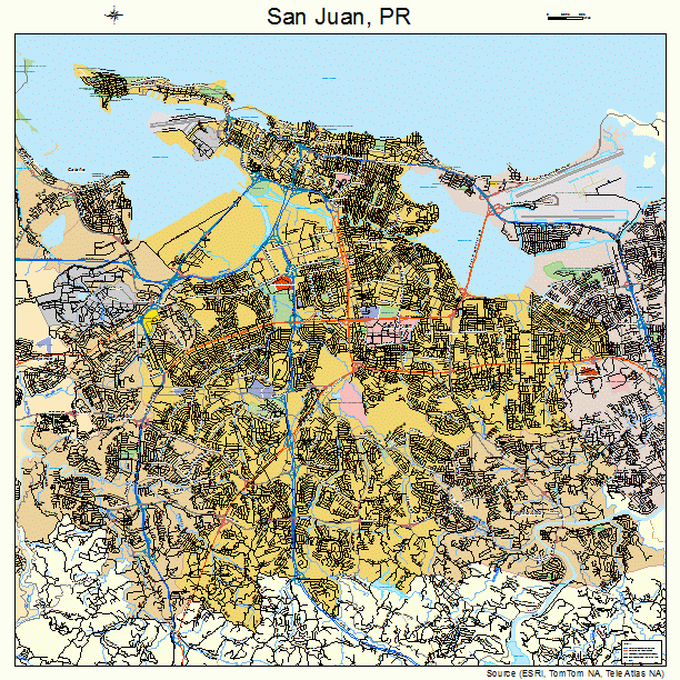 San Juan, PR street map