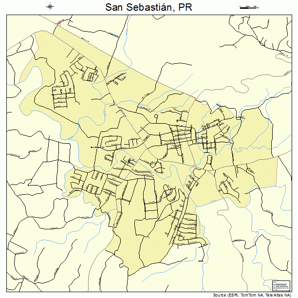 San Sebastian, PR street map