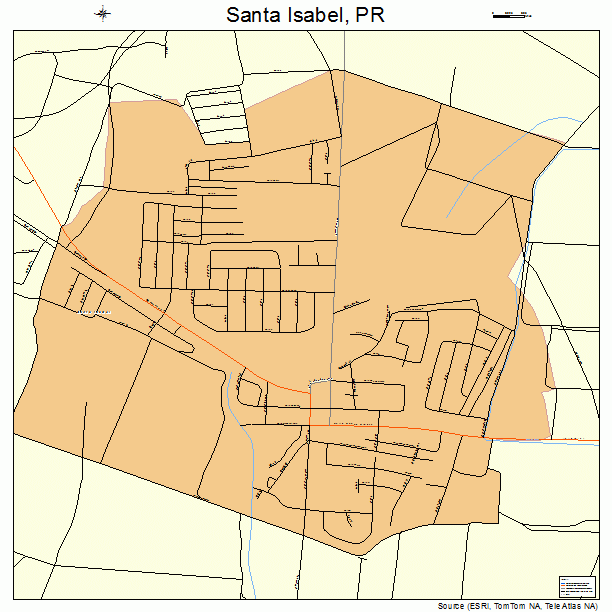Santa Isabel, PR street map