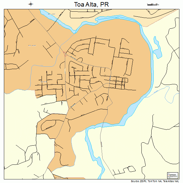 Toa Alta, PR street map