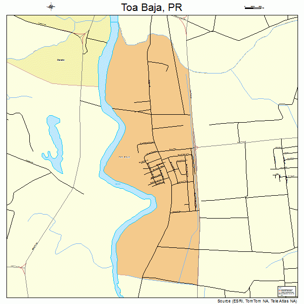 Toa Baja, PR street map