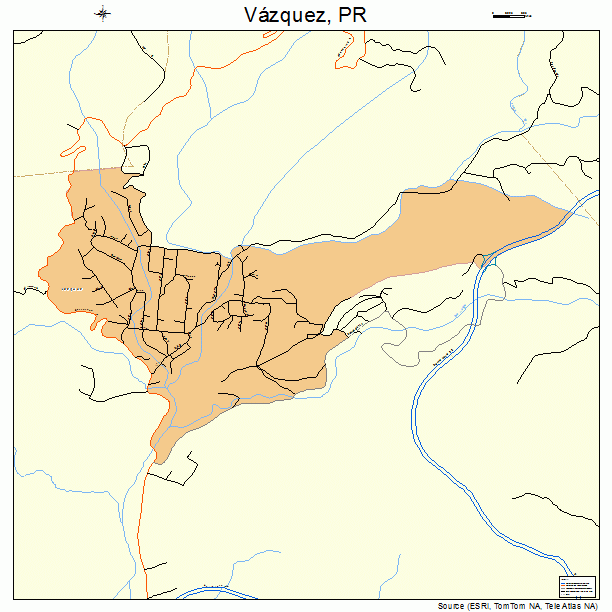 Vazquez, PR street map