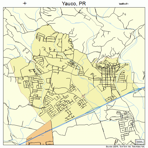 Yauco, PR street map